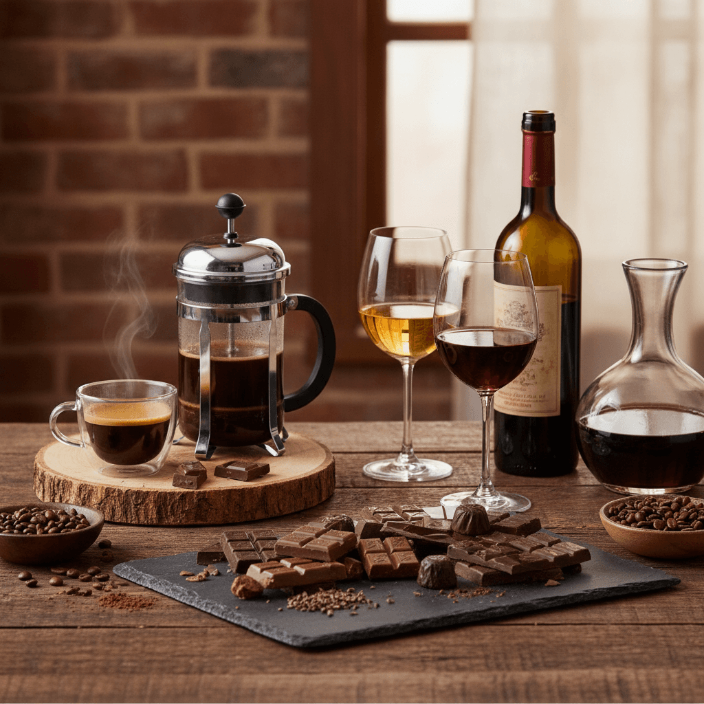 チョコレート、コーヒー、ワイン:究極のペアリング完全ガイド